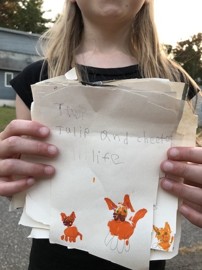 Tulip and Cheeto 1